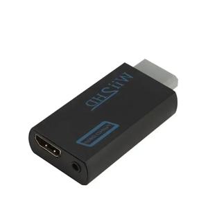 Wii-HDMI 호환 어댑터 컨버터 3.5mm 오디오 PC HDTV 모니터용 1080P 720P Wii2-HDMI 컨버터 어댑터