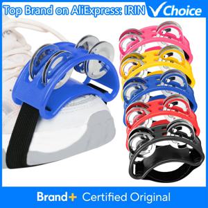 오르프 악기 풋 징글 벨 타악기 어린이용 타원형 탬버린 카혼 박스 드럼 심벌즈 포함