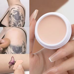QIC 방수 및 땀 방지 컨실러 크림 - 문신 커버, 오래 지속되는 파운데이션, 내추럴, 풀 커버리지, 모든 피부 타입