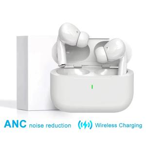 Air Pro ANC 무선 이어폰 Bluetooth 헤드셋 Pro 2 능동형 소음 제거 무선 충전 TWS 이어 버드 스테레오 박스 포함