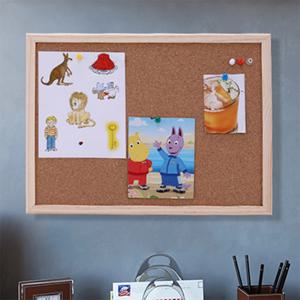코르크 나무 벽 교수형 게시판 발표 메시지 사진 디스플레이 메모 프레임 보드 홈 오피스 학교 DIY 장식