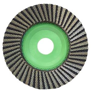 1 조각 4.5 인치 115mm 다이아몬드 전기 도금 플랩 디스크 휠 연삭 금속 화강암 유리 대리석 석영 석재 세라믹 타일