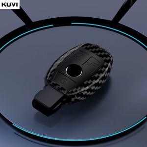 ABS 탄소 섬유 자동차 키 케이스 커버 셸 메르세데스 벤츠 A B C E 클래스 GLS GLA GLK GLC CLS CLA AMG W204 W205 W212 W463 W176