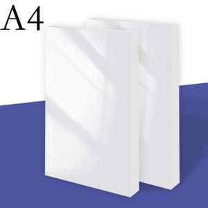 A4 25/50Pcs 양면 광택 잉크젯 코팅 용지 120/160/200/240/300G 메뉴 커버 브로셔 사진 사진 앨범 카드 만들기