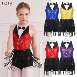 키즈 소녀 스팽글 피겨 스케이팅 드레스 리듬 체조 발레 서정적 댄스 Boyshorts 현대 라틴 재즈 공연 댄스웨어