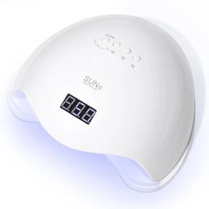 48W UV LED 네일 램프 전문 네일 젤 건조기, 4개 타이머 자동 센서 LCD 디스플레이 포함, 살롱에서 빠른 건조 가능