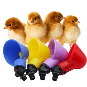 5-50개 닭/메추라기용 걸이식 물컵, 니플 급수기, 새 물통, 야외 자동 가금류 급수기