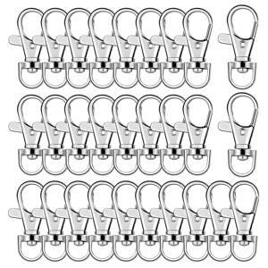 5/15/30/60/100PCS 키 체인 후크 클립 회전 랍스터 클로 걸쇠 키 체인 DIY 공예 끈 만들기 35mm/1.35inch