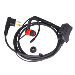 모토로라 CP040, CP200, XTN446 휴대용 양방향 라디오 이어폰/이어버드용 PTT 마이크가 있는 2핀 G형 이어피스 헤드셋