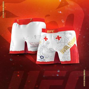 UFC 메라브 드발리쉬빌리 복싱 트레이닝 이벤트 반바지 남성용 피트니스 캐주얼 패션 반바지 루즈 통기성 편안한 스포츠 반바지