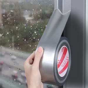 초강력 방수 덕트 테이프 - 벽, 플라스틱, 유리, 목재 및 금속용 다용도 은회색 접착제 - DIY 홈에 이상적