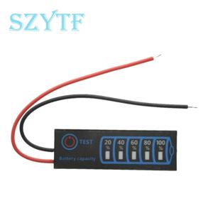 DC 5V-30V 2-8S 배터리 레벨 표시기 삼항 리튬 배터리 리튬 철 인산염 납 산성 배터리 용량 디스플레이 테스터