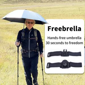 백팩 우산 클립 핸즈프리 경량 아웃도어 하이킹 고정 우산 홀더 장치로 쉬운 트레킹