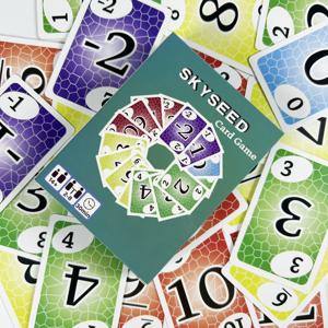 스카이시드 카드 게임 150장 플레이잉 카드 보드 게임 덱 재미있는 탐험 액션 에디션 크리스마스 및 할로윈 선물