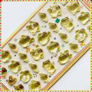 **애니메이션 헬로키티 행요돈 시나모롤 3D 투명 젤리 스티커 크리스탈 장식 스티커 어린이용 휴대폰 케이스 DIY 장난감