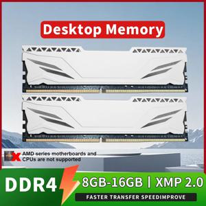 ENVINDA 메모리 램 DDR4 8GB 16GB 2666MHz 3200MHz DDR4 데스크탑 메모리 288핀 Udimm XMP2.0 히트싱크 마더보드용