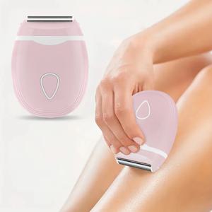 휴대용 전기 비키니 트리머 무통증 면도기 얼굴 다리 겨드랑이 방수 휴대용 여성 제모기 레이디 쉐이버