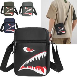 남성용 캐주얼 옥스포드 숄더백 - 조절 가능한 스트랩이 있는 남녀공용 크로스바디 휴대폰 파우치(여행용 허리 팩 및 가슴 가방)