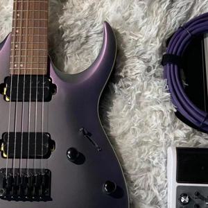 프릴람 고출력 알니코 5 조절 가능한 험버커 픽업 세트 일렉트릭 기타 넥 50mm 브리지 52mm 7.6/16.5K 육각형 폴