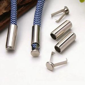 20세트 금속 로프 엔드 스토퍼 버튼 코드 엔드 락 캡 행잉 벨 버클 DIY 가방 신발 의류 랜야드 도구 액세서리