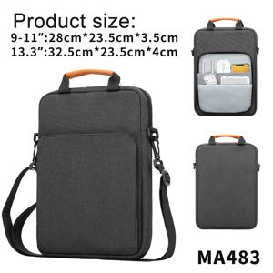 13인치 충격 방지 노트북 파우치 핸드백 아이패드 에어 13 2025 프로 13 아이패드 에어 6세대 갤럭시 탭 S10 FE 10.9 12.9 7세대 태블릿 슬리브 가방