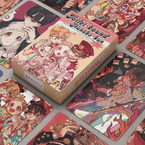 55PCS 화장실 바운드 Hanako-kun 애니메이션 레이저 Lomo 카드-일본 만화 캐릭터 홀로그램 사진 카드