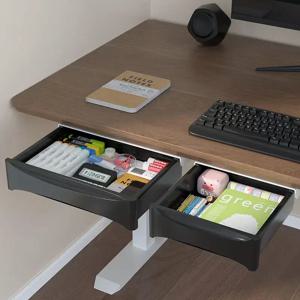 책상 아래 보이지 않는 서랍 정리함: 사무용품을 위한 숨겨진 수납함 – 책상 및 작업 공간에 이상적