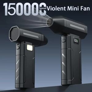 150,000RPM X8 미니 에어 블로워 강력한 먼지 진공 청소기 강한 바람 터보 제트 블로워 차량/컴퓨터용 타입-C
