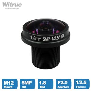 Witrue 카메라 렌즈 CCTV HD 5MP Fisheye 1.8mm M12 180도 광시야각 F2.0 1/2.5