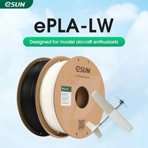 eSUN PLA-LW 3D 프린터 필라멘트 1.75mm 1KG 2.2LBS 3D 인쇄 필라멘트 3D 프린터 항공기용 경량 폼 소재