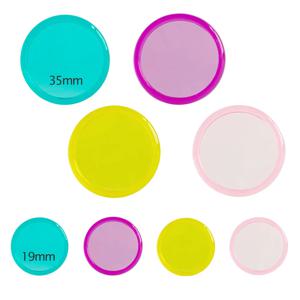 12pcs 35mm 바인더 가슴 버섯 구멍 디스크 루스 리프 버튼 바인딩 버클 버섯 플래너 링 Discbound 플래너 디스크