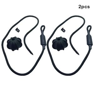 2Pcs 자동차 후면 선반 스트랩 볼 홀딩 코드 차량 뒷문 매는 밧줄 트렁크 보관 패키지 트레이 뚜껑 로프 나일론 슬링