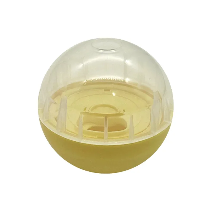 트릿볼 강아지 간식 디스펜서 장난감 공 인터랙티브 강아지 장난감 - 4인치 강아지 사료 장난감 자극, 슬로우 피더