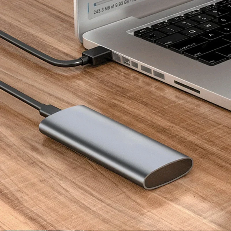 M.6 하드 디스크 박스 3.1 듀얼 프로토콜 NVME/NGFF SATA SSD 타입-C 3.1 디스크 도구 없이 사용 가능한 M.2 SSD 케이스 내장형 금속 히트 싱크