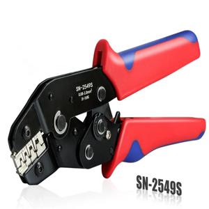 AWG28-18 와이어 래칫 플라이어 압착 도구, PH2.0 XH2.54 2.8 3.0 3.96 KF2510 JST 터미널 SN-2549S 0.08-1.0mm ²