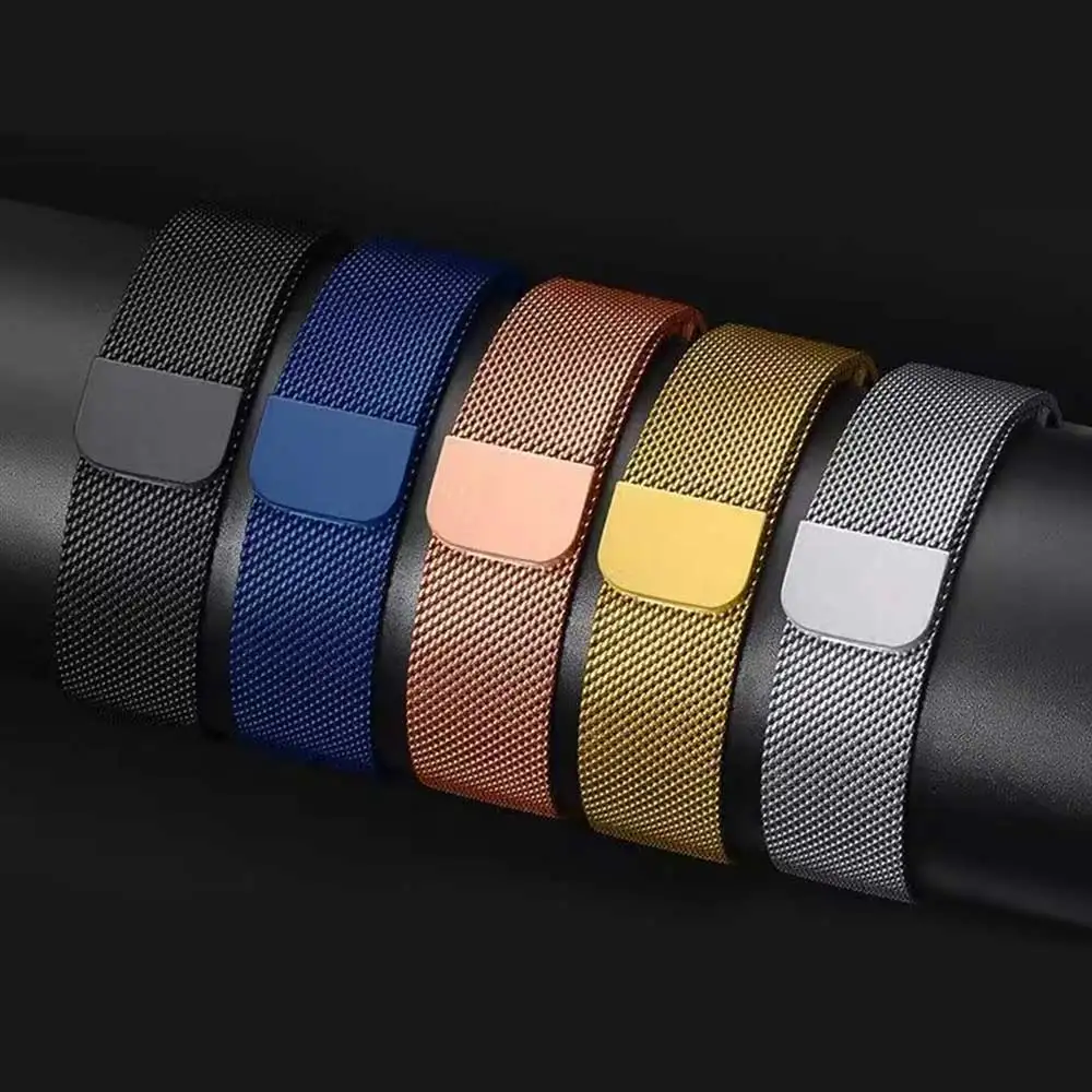 어메이즈핏 GTS 4, 3, 2e, 미니, 스트라토스 3/2, 금속 마그네틱 루프, 시계 팔찌, 어메이즈핏 Gtr 4, 3, 프로, 2e, bip-u-s-lite, 20mm, 22mm