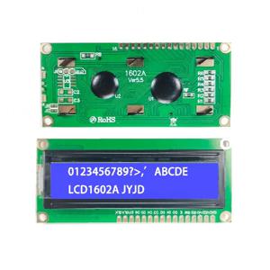 LCD1602 1602 16x2 아두이노용 문자형 5V LCD 블루 스크린 1602A 시리얼 PCF8574 인터페이스 어댑터 플레이트 모듈 DIY 키트