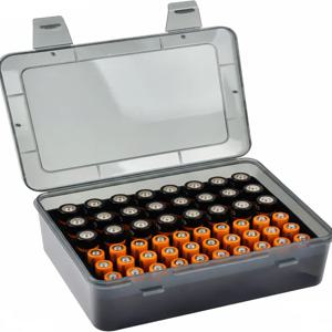 배터리 보관 주최자 홀더에는 54개의 AA AAA 배터리, 배터리 박스 케이스 차고 컨테이너, 홈 서랍 조직 디스펜서가 있습니다.