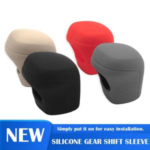 자동차 실리콘 자동 기어 시프트 노브 커버 Antislip 시프터 노브 Camry Corolla 용 Toyota C-HR 용 Universal Fit 시프터 핸들