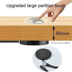 12V LED 디밍이 가능한 터치 센서 스위치 관통 목재 패널 스마트 홈 조명 제어를 위한 맞춤형 조광기