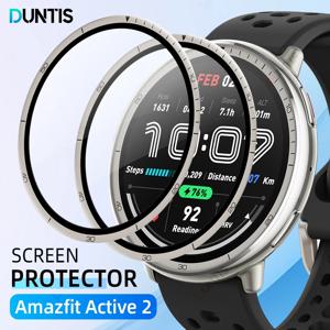 Amazfit Active 2용 화면 보호기 Active 2 Ultra-HD 풀 커버리지 보호 필름 액세서리용 3D 곡선 화면 보호기