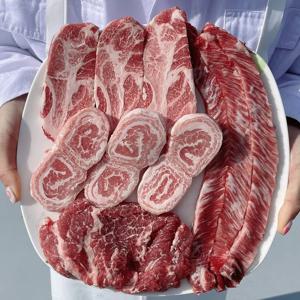 [천억페스타] 세계4대진미 이베리코 돼지 4종 세트 800g (목살+갈비살+눈꽃살+황제살)