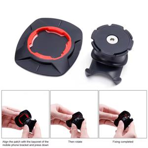 자전거 핸들바 폰 거치대 360 °   회전 자전거 전화 마운트 자전거 액세서리용 스쿠터 전화 스탠드를 쉽게 설치하세요