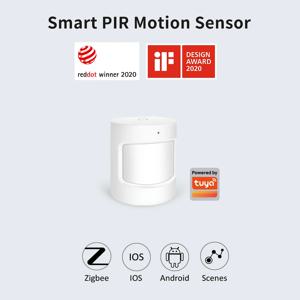 Tuya Zigbee 스마트 PIR 모션 센서 감지기 홈 보안 도난 경보기 보안 도난 홈 어시스턴트 스마트 라이프를위한 무선