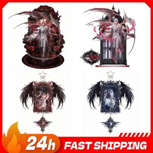 사랑과 깊은 우주 재창조 실루스 피규어 실버 윙 레퀴엠 아크릴 스탠드 날개 달린 악마 실루스 아크릴 키체인 장난감 선물