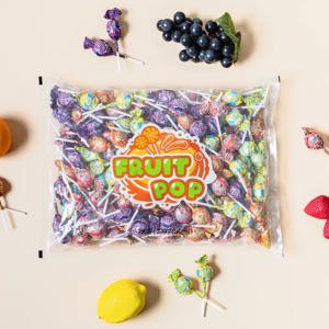 푸루트팝 롤리팝 막대 사탕 과일맛 대용량 캔디 2kg 레몬,포도,오렌지,딸기 4가지맛