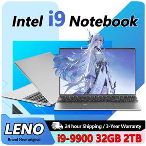 LENO 15.6인치 노트북 인텔 코어 i9 9900 32GB 1TB/2TB 1920*1080HD 윈도우 11 게이밍 컴퓨터 PC 게이머 사무용 울트라 슬림 노트북