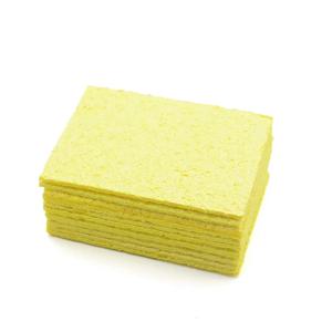지속적인 전기 용접 납땜 인두를 위한 5/10Pcs 노란색 청소 스폰지 클리너