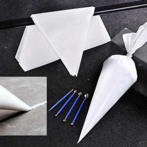 100pcs 타일 그라우트 벽돌 박격포 가방 팁 찢어짐 펑크 방지 헤비 듀티 비닐 배관 시멘트 가방