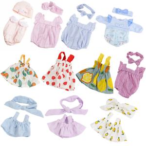 드레스 조끼 인형 복장 16 인치 40cm 아기 인형 귀여운 점퍼 Rompers 인형 의류 인형 액세서리 어린이 장난감